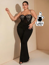 Calça Flare Alfaiataria Cintura Alta Elegante Plus Size
