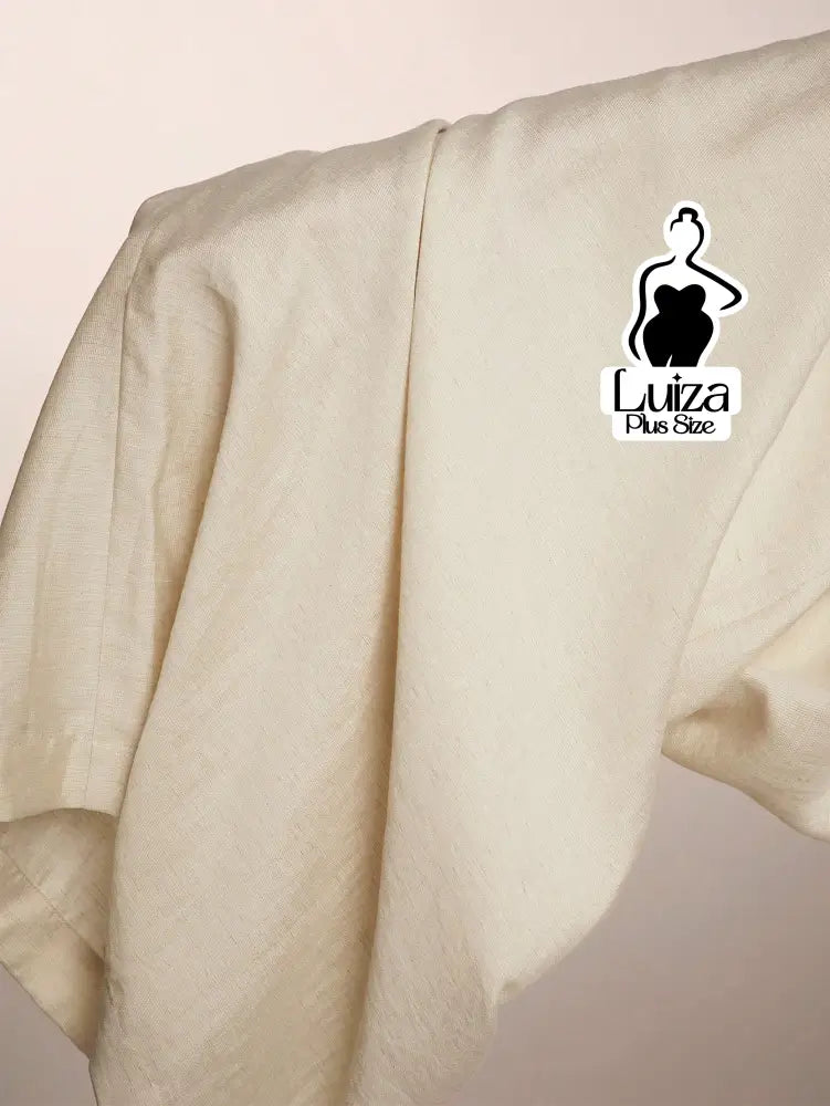 Calça Pantalona Alfaiataria Caimento Elegante Plus Size