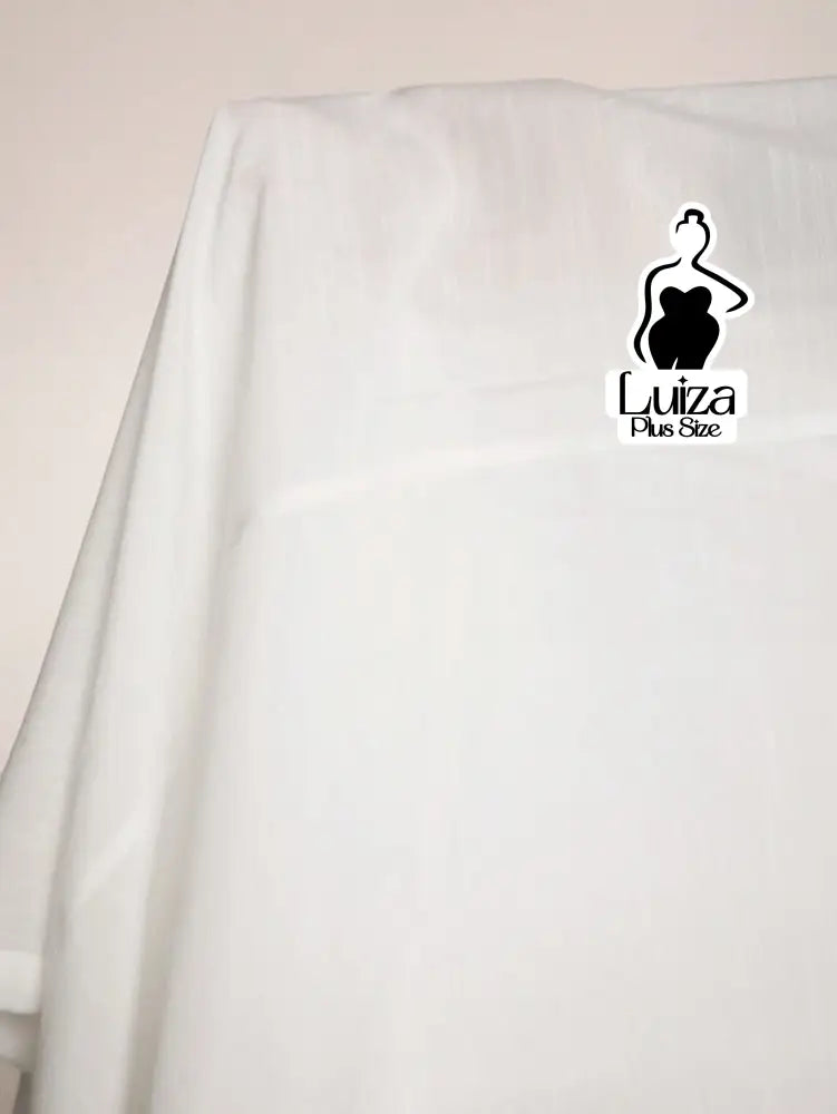 Calça Pantalona Tecido Leve Cós Elástico Plus Size