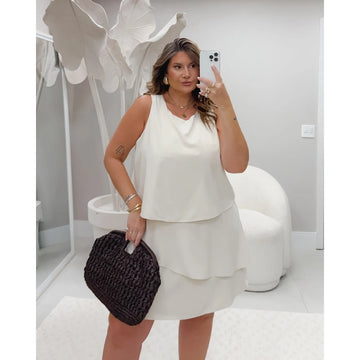 Vestido macaquinho Camadas